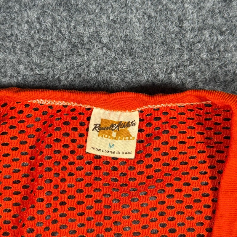 Vintage 70s Russell Athletic Mesh Football Practice Jersey Medium Clemson Tiger gallery