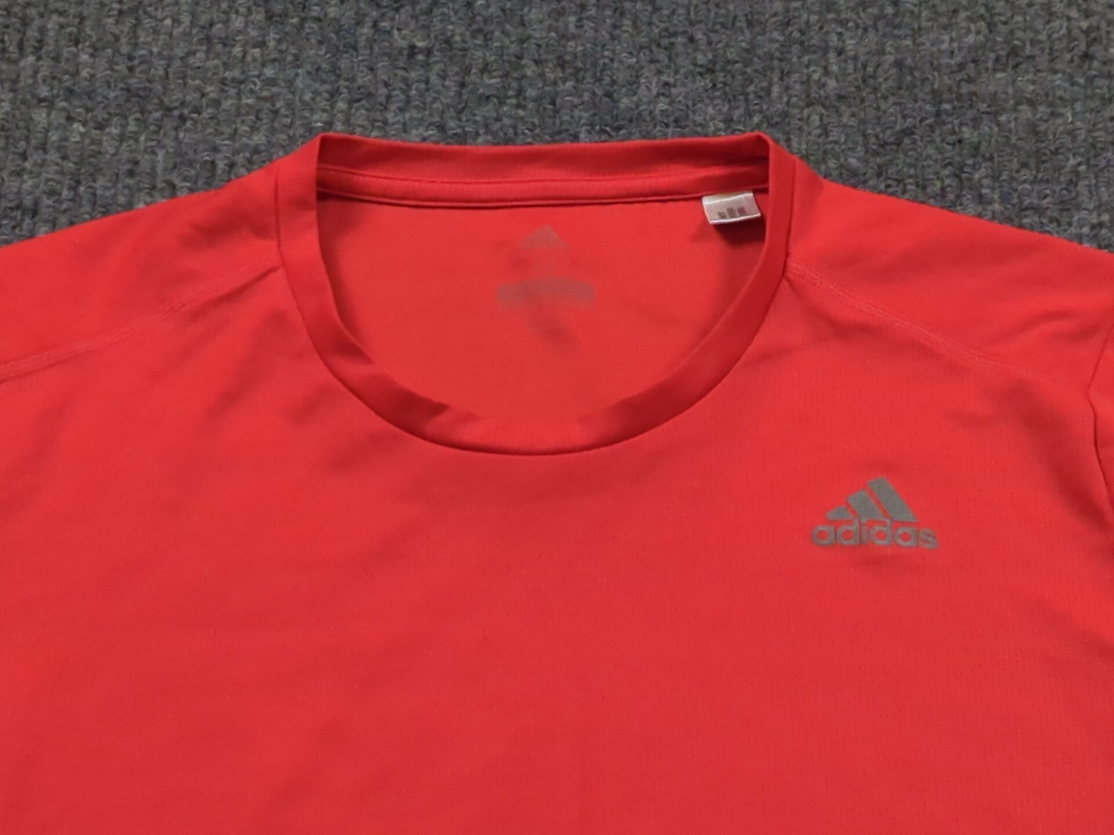 Adidas Shirt Mens Medium Orange Short Sleeve T-shirt Energy Running Climalite gallery