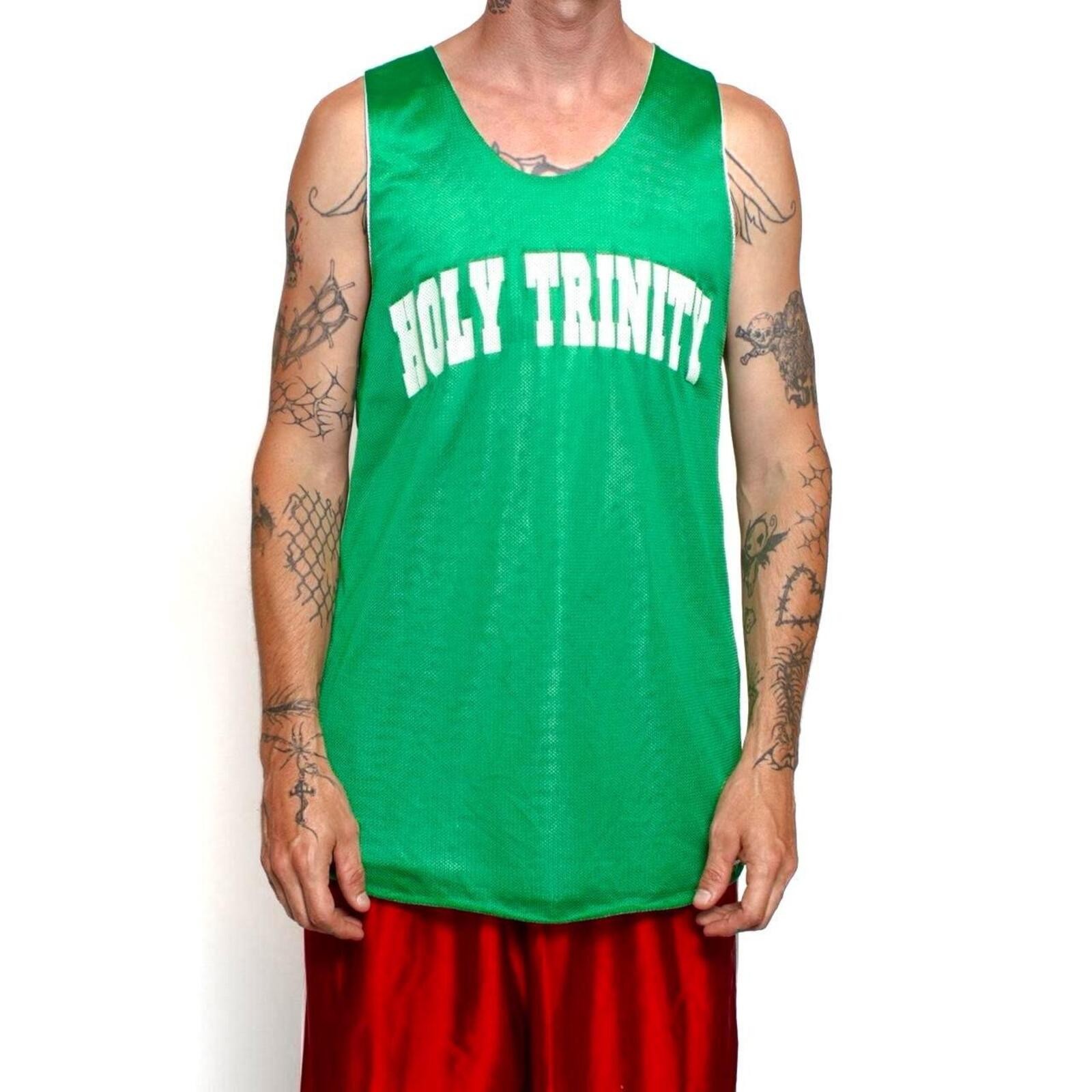 90s Holy Trinity Reversible Mesh Tank USA Athletic Jersey Double Sided Large gallery