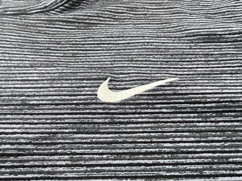 NIKE Running XXL Zip Neck Pullover Long Sleeve Poly Quick Dry Logo Mock Neck gallery
