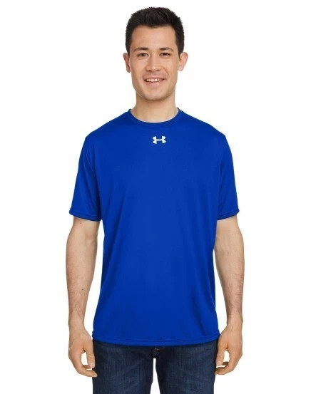 Under Armour Men's Tech Team Short Sleeve Shirt ROYAL BLUE NWT 1376842 MEDIUM gallery