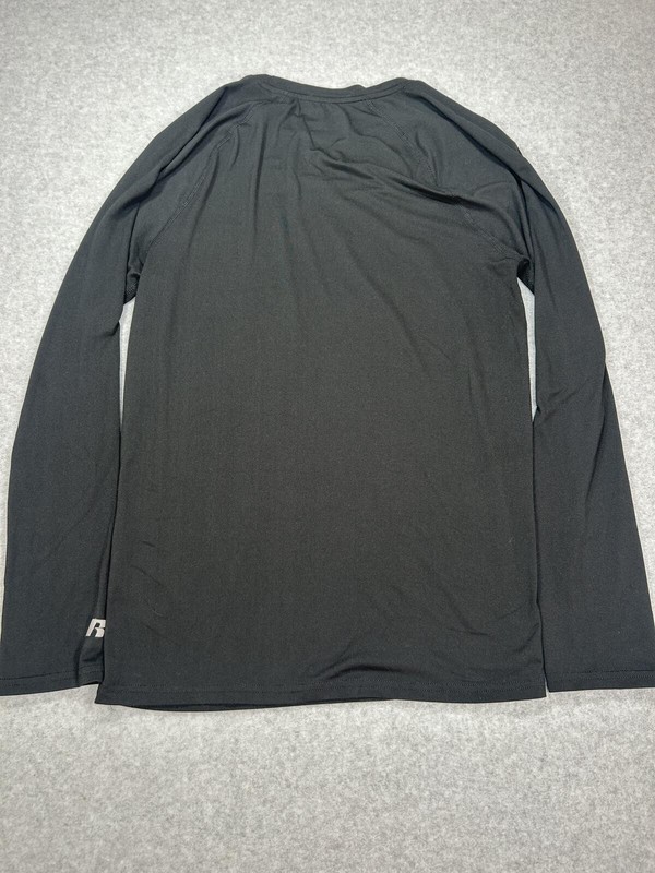 Russell Athletic Black Long Sleeve Dri-Power 360 Athletic Shirt Size Medium gallery