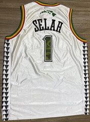 Selah International Int’l Hawaii Hawaiian Basketball White Jersey Size XL