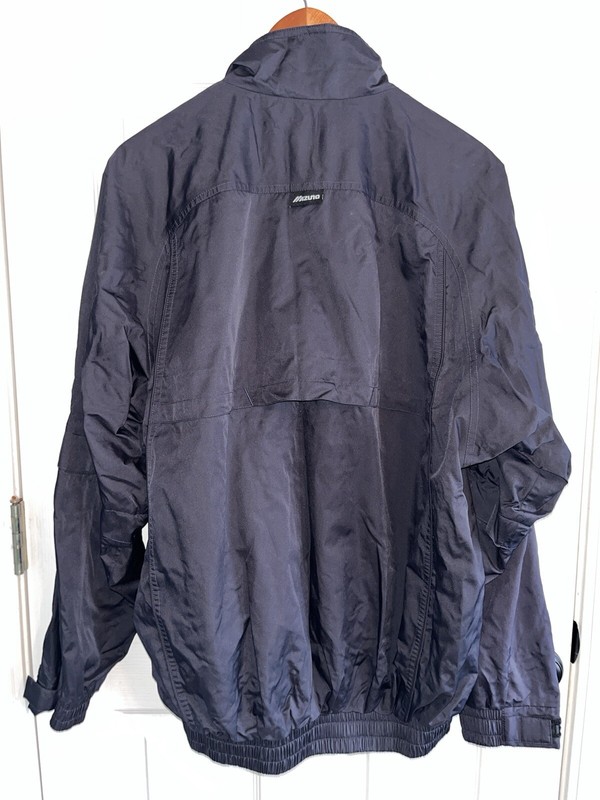 Mizuno Performance Wear Blue Coaches 1/4 Zip Pullover Long & Short Sleeve Mens L gallery