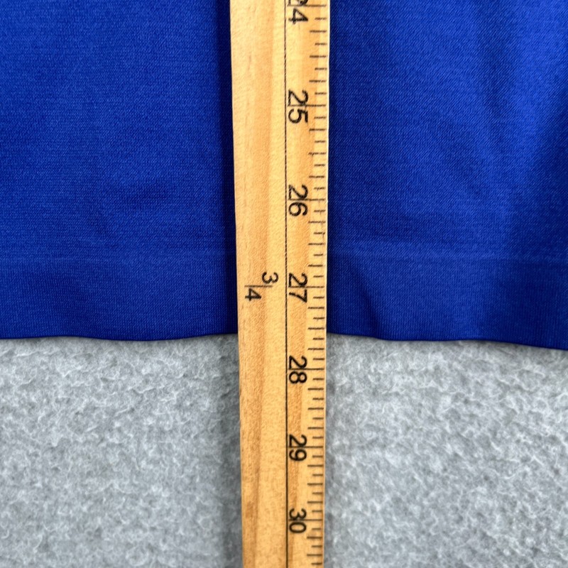 Fabletics Gym T Shirt Medium Royal Blue Performance Stretch Casual Mens gallery