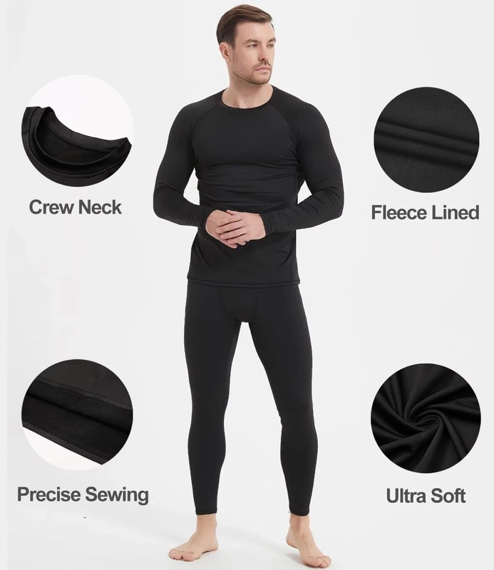 5 Pack Thermal Compression Shirts for Men Long Sleeve Running Gear Undershirt... gallery