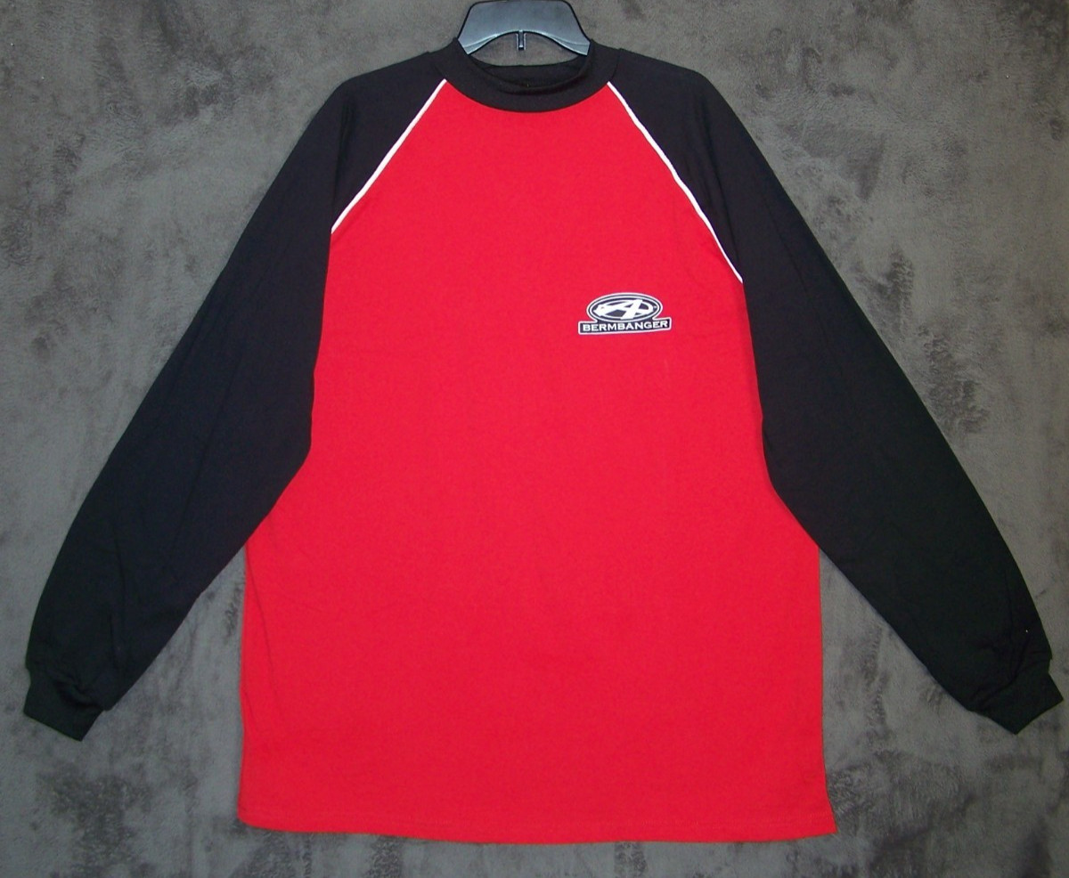 Answer Racing Jersey Adult Extra Large Red Graphic Logo BERMBANGER Motocross Men gallery