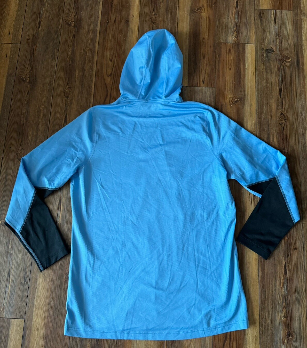 Under Armour Cold Gear Men's Light Blue Fitted Hooded Pullover SZ 2XL NWT gallery