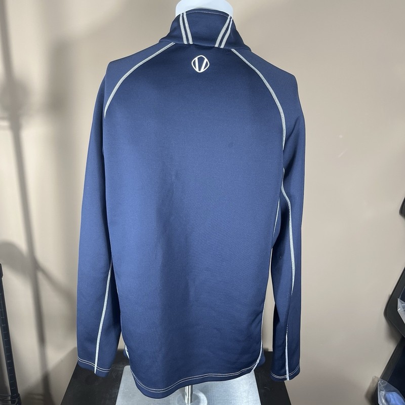 Sunice Srixion Golf 1/4 Zip Pullover Jacket Mens LG Blue Contrast Stitch gallery