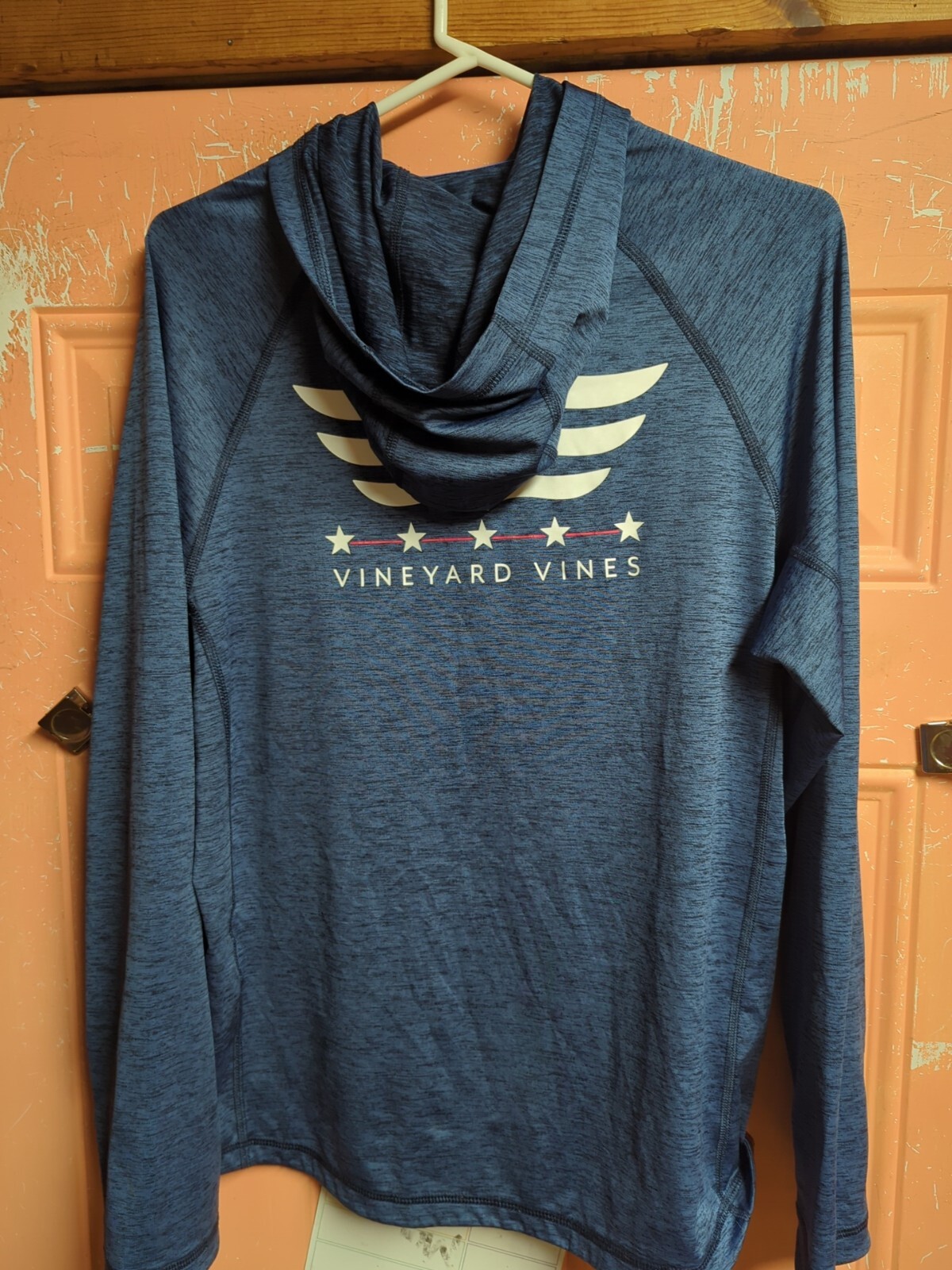 Vineyard Vines Hoodie Hooded Performance Stretch Whale Tail Logo Small gallery
