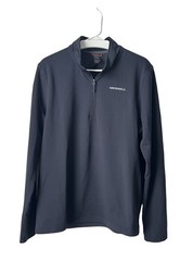 Merrell Quarter Zip Pullover Men’s L Black Performance Lightweight Hiking Top