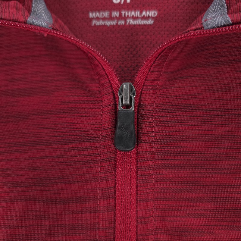 Tommy Bahama Island Zone Performance Red 1/4 Zip Long Sleeve Pullover Mens Small gallery