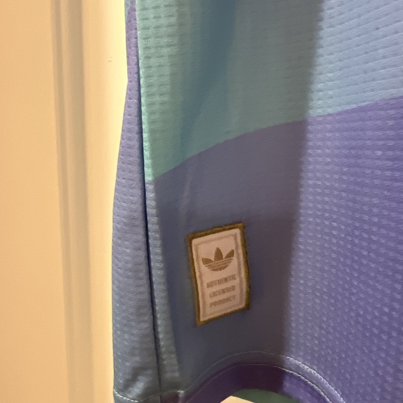 Adidas Arsenal FC Saliba Player Issue EPL Third Jersey Size Large gallery