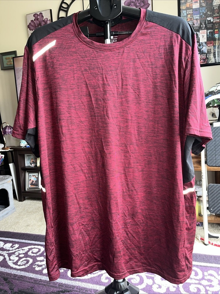 Liberty Pro Men’s XXL 2X Performance Shirt Red And Black Short Sleeve EUC