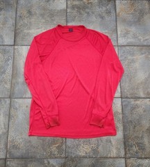 Vintage 90s Patagonia Capilene Men’s XL Red Base Layer Long Sleeve T Shirt