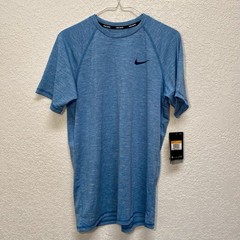 Nike Swim T-Shirt Men’s S Blue Hydroguard Short Sleeve UV Protection Tee Shirt