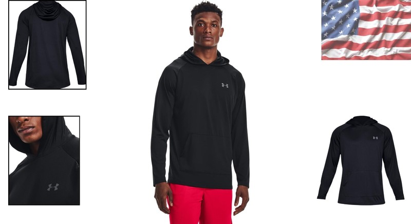 Men's UA Tech 2.0 Black Shirt - Anti-Odor, Lightweight, and Streamlined Fit gallery