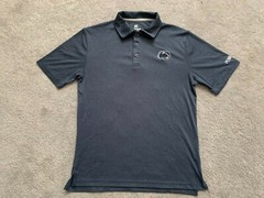 Penn State Nittany Lions Embroidered Logo Polo shirt Mens Sz M NCAA Sports Blue