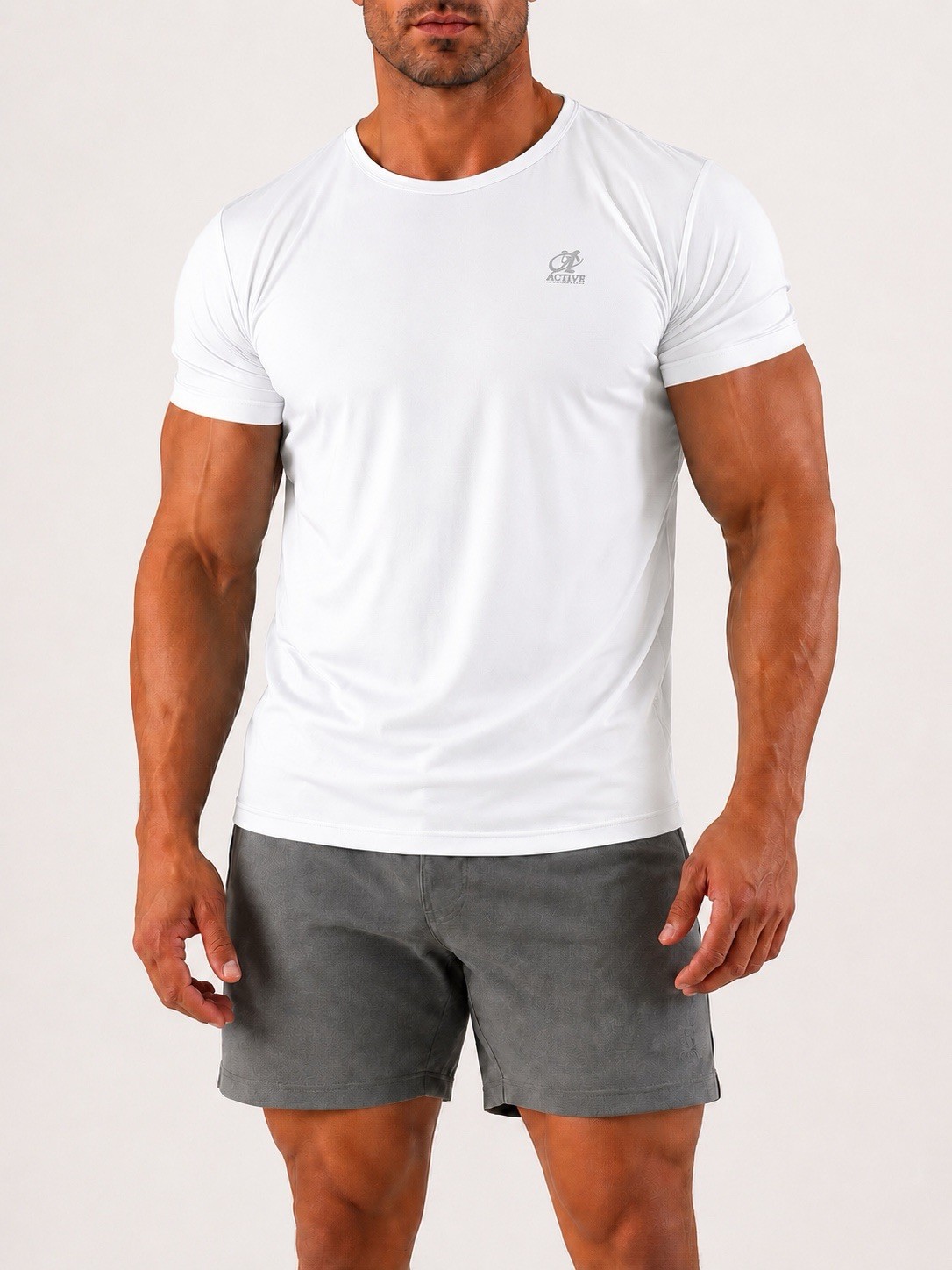 Active Health Labs Titan Elite Men's Polyester Tee Moisture Wicking Crew gallery