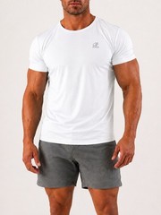Active Health Labs Titan Elite Men’s Polyester Tee Moisture Wicking Crew