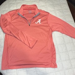 Champion Alabama Crimson Tide Large Red Quarter Zip Mock Neck Alabama Men’s