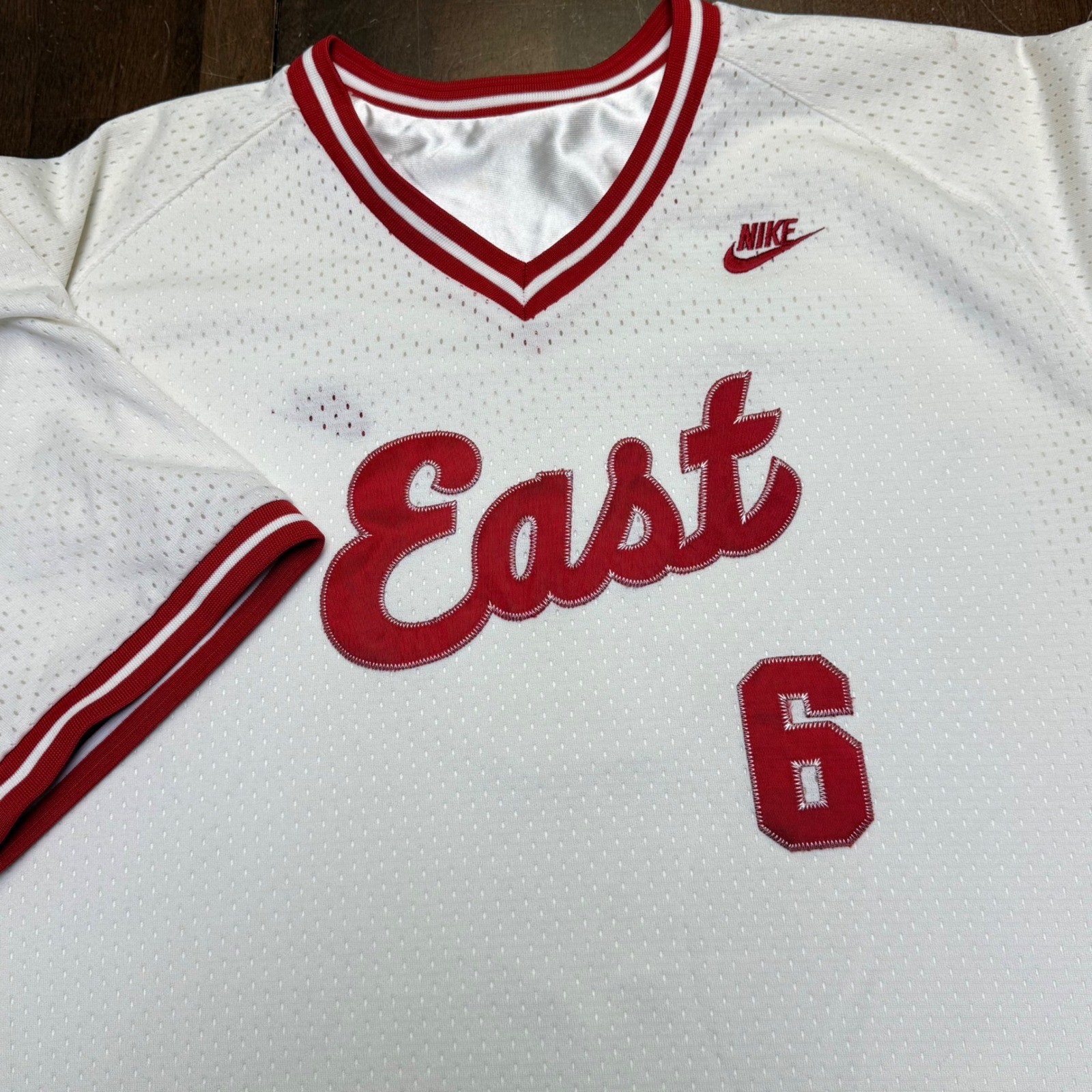 VTG NIKE LEBRON JAMES ALL-STAR EAST REVERSIBLE SUPREME COURT JERSEY XL 6 HEAT gallery