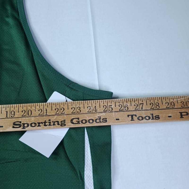 Nike Men’s Practice Basketball Jersey Reversible Green White Size 2XL XXL New gallery