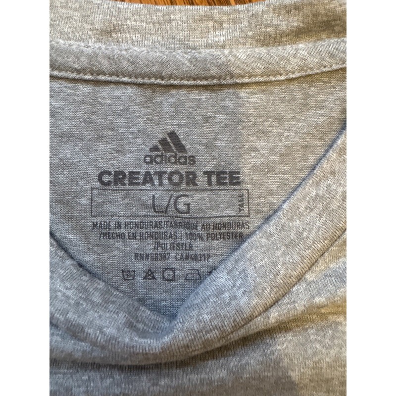 Adidas Creator Tee Kansas Jayhawks Graphic T Shirt Mens Large Gray gallery