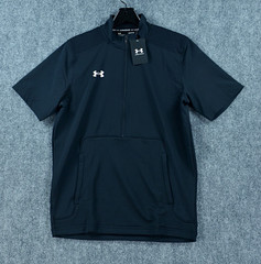 Under Armour Pullover Men’s Small Motivate 2.0 Short Sleeve Shirt 1/2 Zip NWT