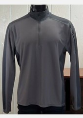 LL Bean 1/4 Zip Gray Activewear Running Hiking L/S Shirt Top Men’s Sz L *Note