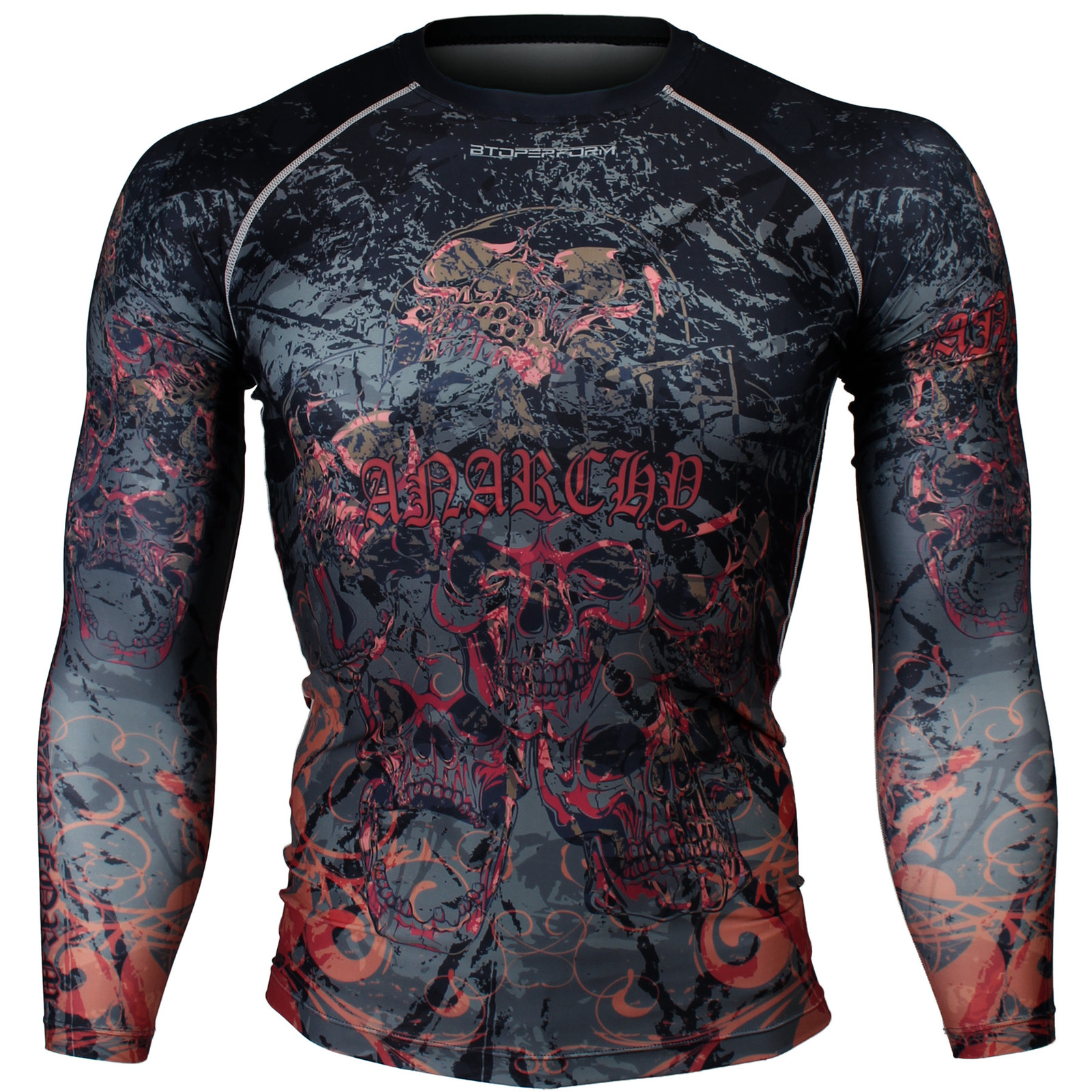 BTOPERFORM [FX-148] Skin Tight Compression Jiujitsu Rash guard Under Base layer gallery