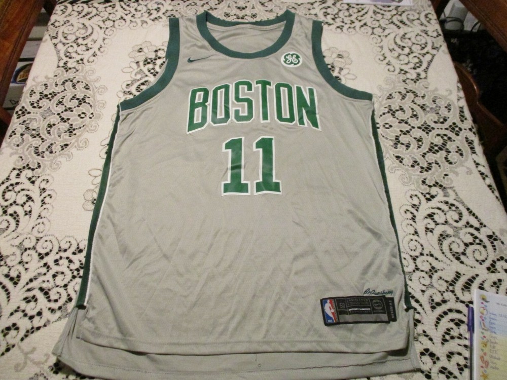 BOSTON CELTICS KYRIE IRVING #11 NIKE AUTHENTIC SWINGMAN BASKETBALL JERSEY- 42