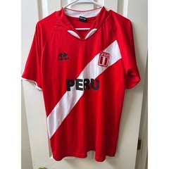 Peru men’s soccer jersey red