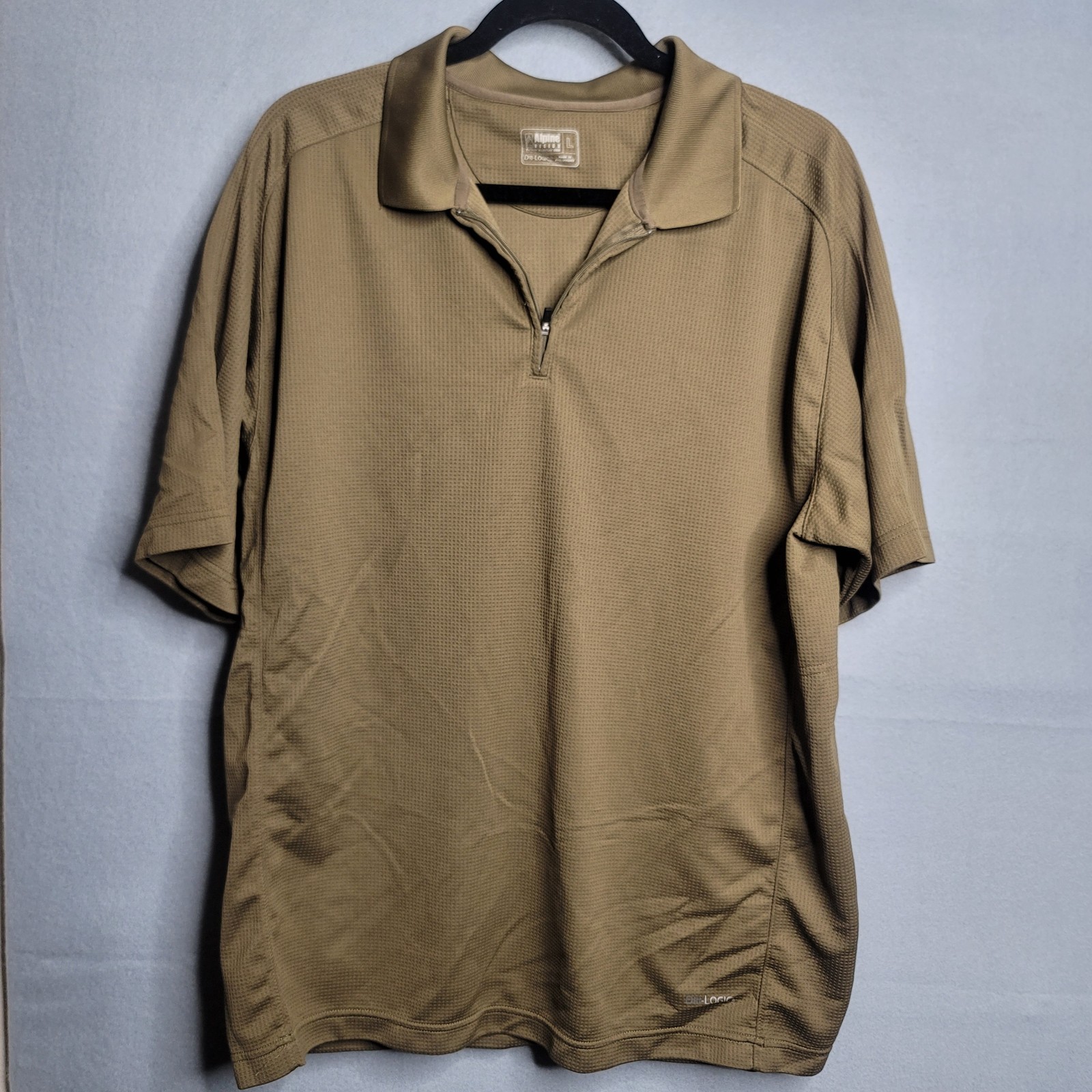 Alpine Design Dri Logic Large Shirt OD Green Zip Neck gallery