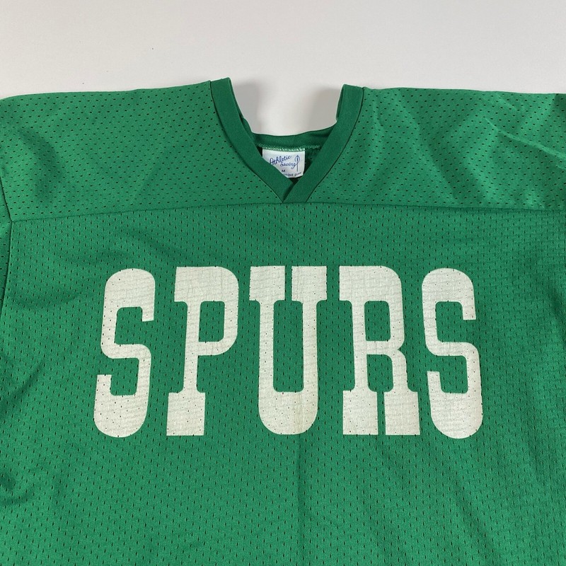 ATHLETIC SEWING SPURS HILE # 88 JERSEY SIZE MEDIUM VINTAGE MADE IN USA RARE gallery