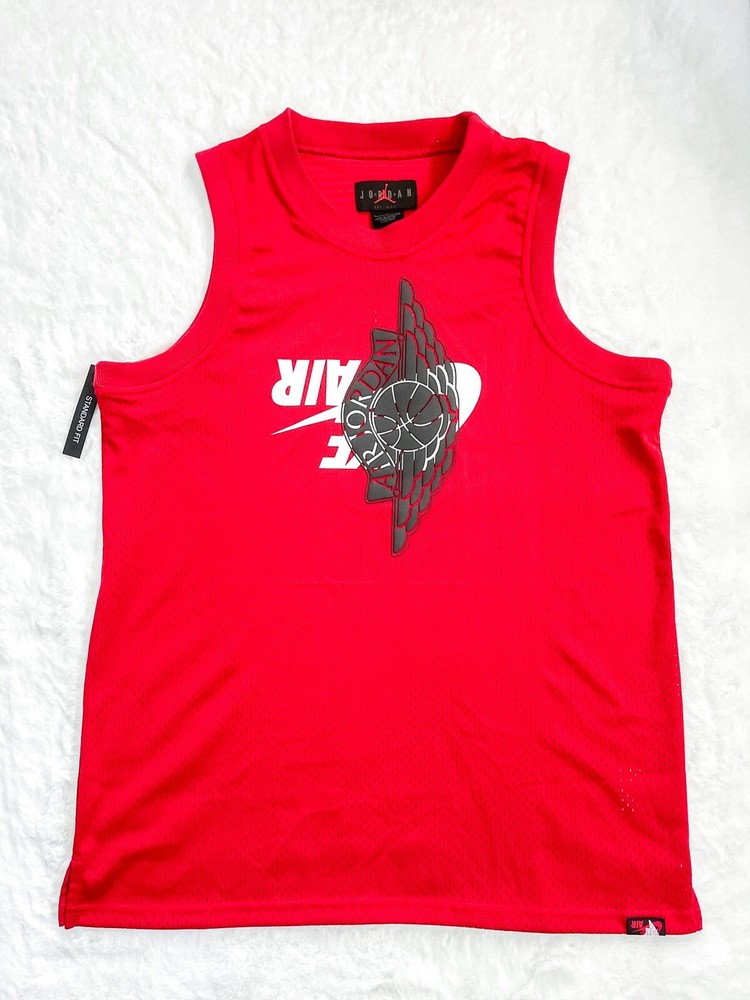 NIKE/JORDAN Jumpman Wings Classic Mesh Jersey BQ8479-687 Red (MEN'S LARGE) L