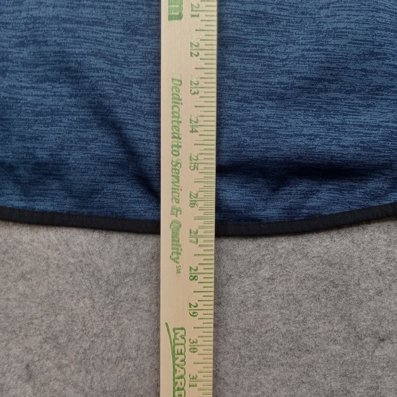 Under Armour Pullover Mens Medium Blue ColdGear 1/4 Zip Long Sleeve Top 1357145 gallery