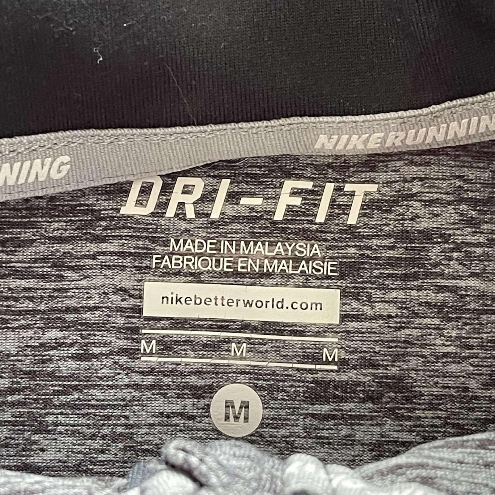 Nike Dri Fit Element Hapf Zip Running Gray Heather Size Medium gallery