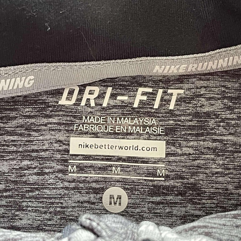 Nike Dri Fit Element Hapf Zip Running Gray Heather Size Medium gallery