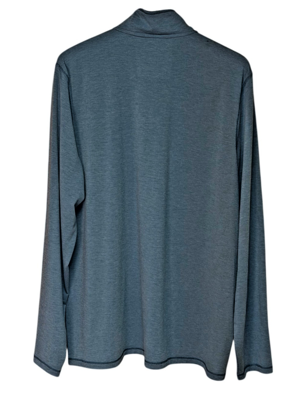 L.L.Bean Slightly Fitted Quarter Zip Pullover Men’s L Tall Blue gallery
