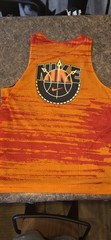 Nike Basketball Reversible Mesh Jersey Men’s M Orange/Black Sleeveless