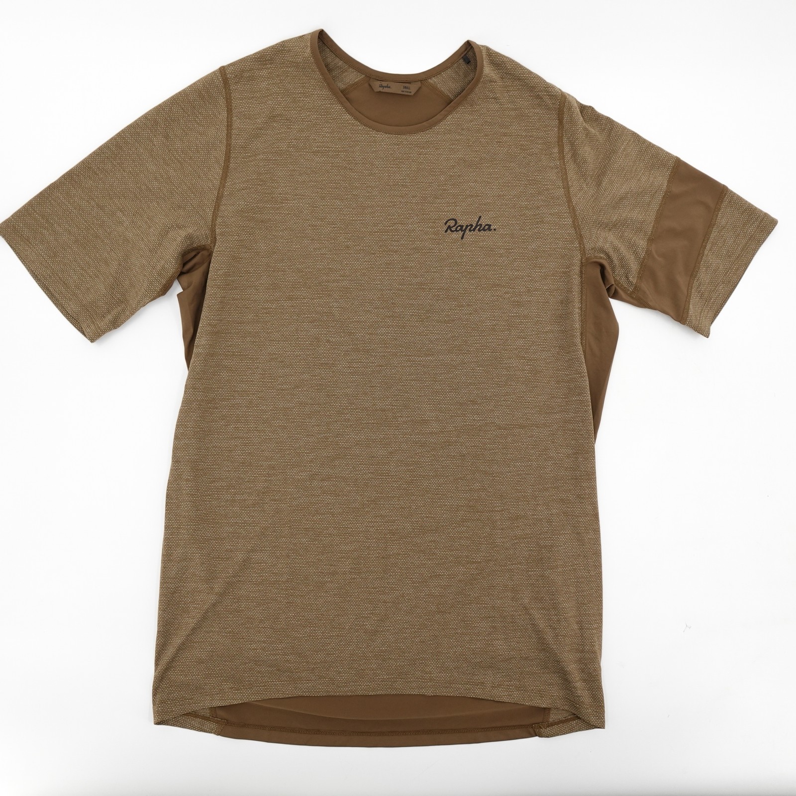 Rapha Shirt Mens Small Brown Performance Lightweight Cycling Earn Your Turns MTB gallery