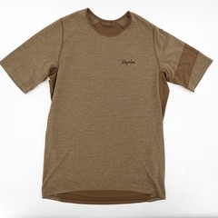 Rapha Shirt Mens Small Brown Performance Lightweight Cycling Earn Your Turns MTB