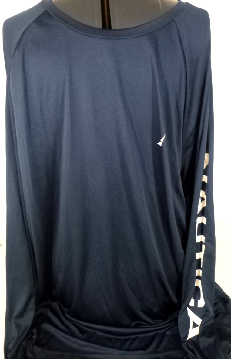 Nautica-Mens Long Sleeve Performance T-Shirt-3XL XXXL-Blue-Quick Dry/UPF-Casual gallery