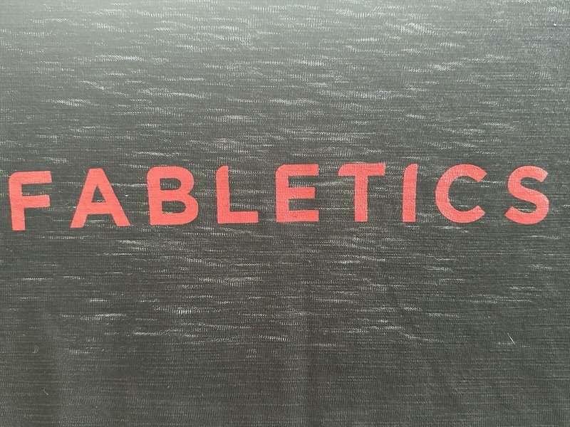 Fabletics The Front Row Graphic Logo T-Shirt Men's Size M 85%Polyester15%Cotton gallery