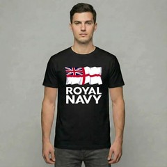New Royal Navy Logo – Unisex MADE IN USA SHIRT S-2XL