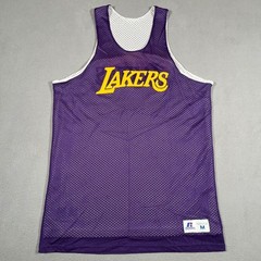 Lakers Reversible Jersey Dennys Promo NBA Basketball Sleeveless Purple White M