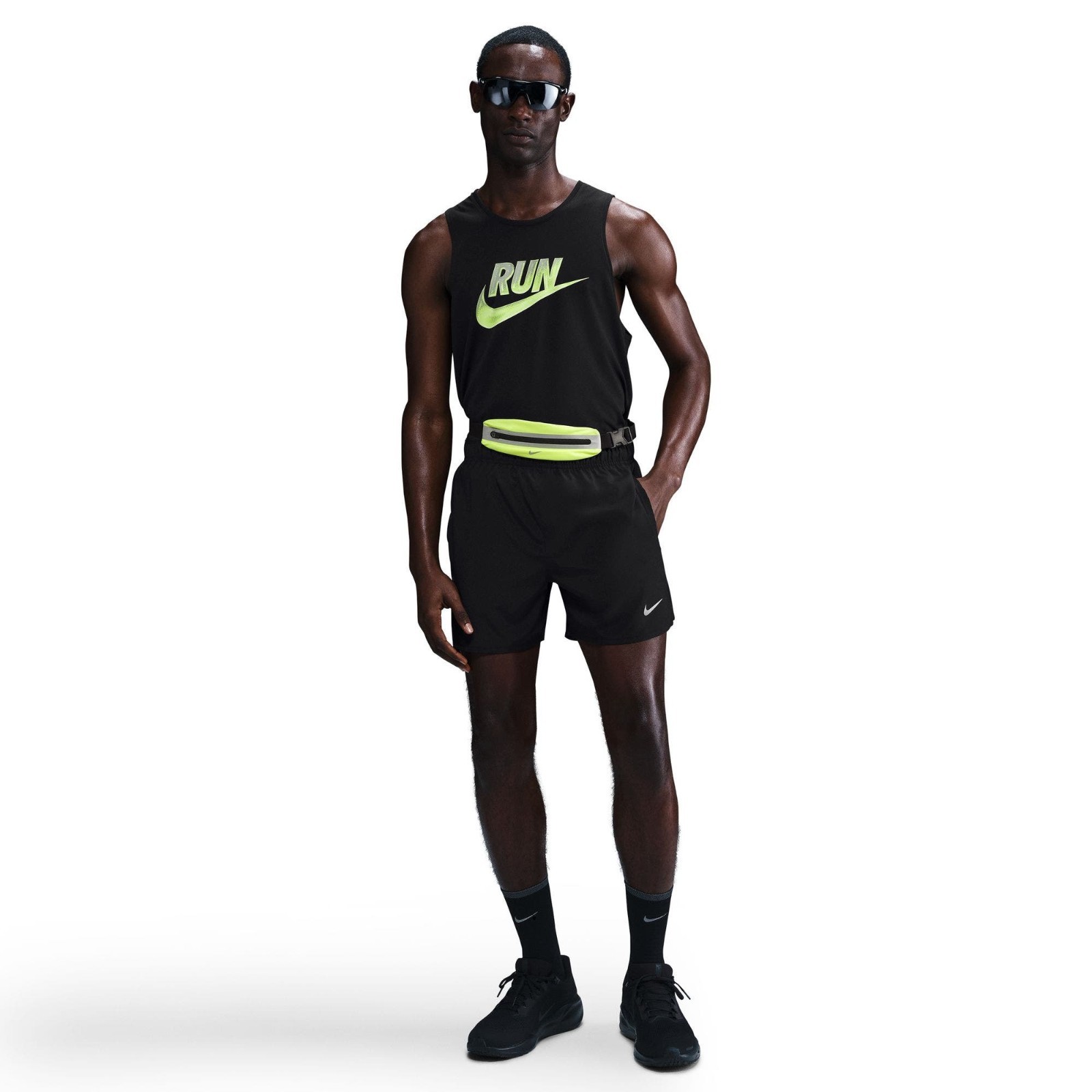 Mens Nike Dri-FIT Run Energy Miler Running Tank Top HJ4164-010 Size 2XLARGE gallery