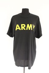 US Army Short Sleeve PT Physical Fitness APFU T-Shirt – Choose Size – Used