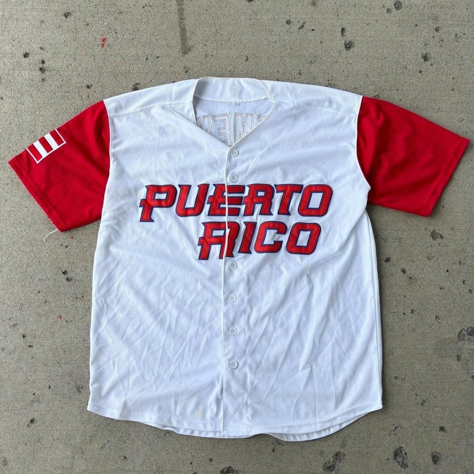 Mens WBC Roberto Clemente Puerto Rico Baseball Jersey SZ S gallery